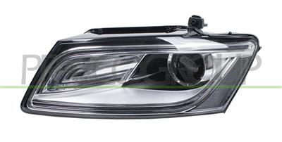 PROIETTORE SINISTRO-XENON D3S+H7-ELETTRICO-CON MOTORE-CON LUCE DIURNA A-CROMATO-LED