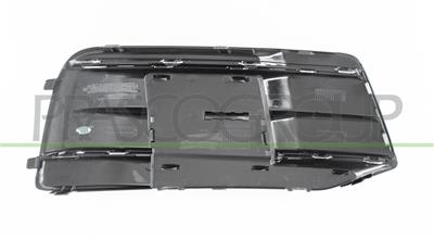 REJILLA IZQUIERDA PARACHOQUES-GRIS OSCURO BRILLANTE CON MOLDURA CROMADA