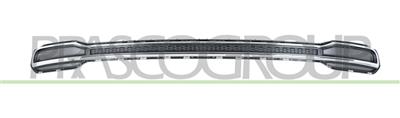 GRIGLIA SPOILER PARAURTI POSTERIORE-CENTRALE-NERA-CON CORNICE CROMATA