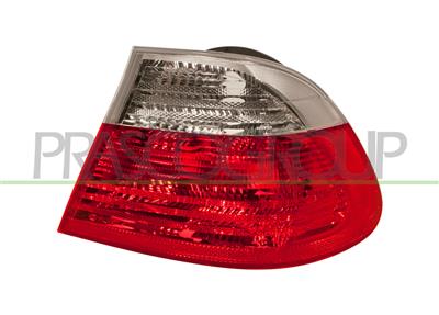 TAIL LAMP RIGHT-OUTER-WITHOUT BULB HOLDER RED/CLEAR MOD. COUPE'