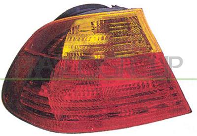 TAIL LAMP RIGHT-OUTER-WITHOUT BULB HOLDER RED/AMBER MOD. COUPE'