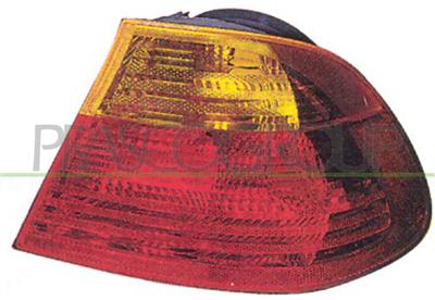 TAIL LAMP LEFT-OUTER-WITHOUT BULB HOLDER RED/AMBER MOD. COUPE'