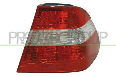 TAIL LAMP RIGHT-OUTER-WITHOUT BULB HOLDER RED/CLEAR MOD. 4 DOOR