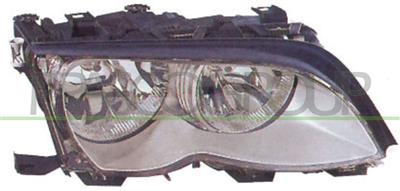 OPTICA DERECHA H7+H7 ELECTRICA-CON MOTOR-SILVER