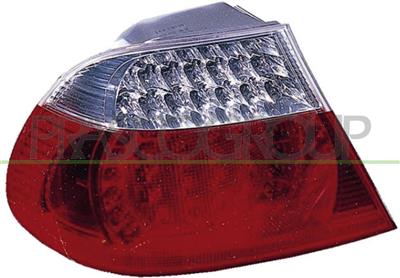 TAIL LAMP RIGHT-OUTER-RED/CLEAR-WITHOUT BULB HOLDER-LED