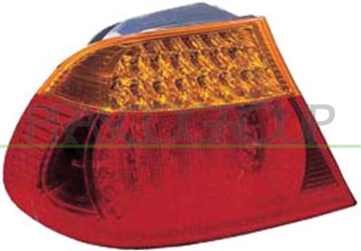 TAIL LAMP LEFT-OUTER RED/AMBER-WITHOUT BULB HOLDER-LED