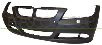 FRONT BUMPER-PRIMED-WITH PDC+SENSOR HOLDERS-WITH HEADLAMP WASHER HOLES