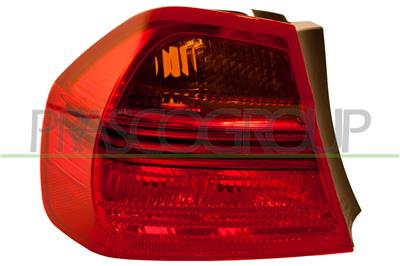 FEU D'AILE ARRIERE GAUCHE SANS PORTE LAMPE ORANGE/ROUGE MOD. 4 PORTES