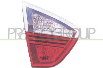 TAIL LAMP LEFT-INNER-WITHOUT BULB HOLDER-RED/CLEAR MOD. 4 DOOR