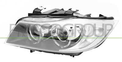 HEADLAMP LEFT XENON D1S+H7/H10 ELECTRIC-WITH MOTOR