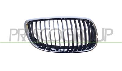 GRILLE CALANDRE DROITE CHROMEE-CHROMEE/NOIRE MOD. > 2010