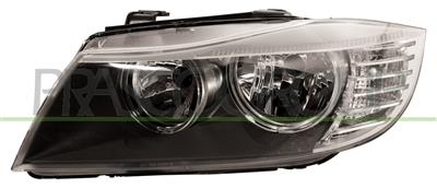 HEADLAMP LEFT H7+H7 ELECTRIC-WITH MOTOR (VALEO TYPE)