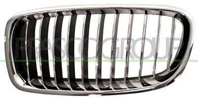 RADIATOR GRILLE LEFT-CHROME-CHROME-BLACK MOD. LUXURY LINE