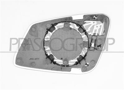 VERRE DE RETROVISEUR DROIT-CHAUFFANT-CONVEX