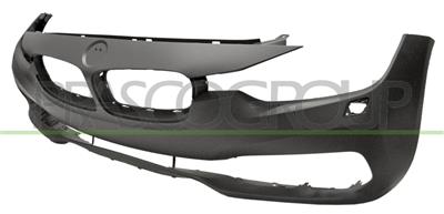 FRONT BUMPER-PRIMED-WITH TOW HOOK COVER-WITH HEADLAMP WASHER HOLES-WITH CUTTING MARKS FOR PDC, PARK ASSIST AND SIDE CAMERA MOD. BASIS