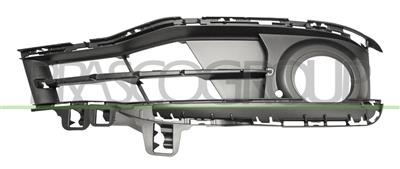BUMPER GRILLE RIGHT-BLACK-WITH FOG LAMP HOLES-OPEN MOD. SPORTLINE