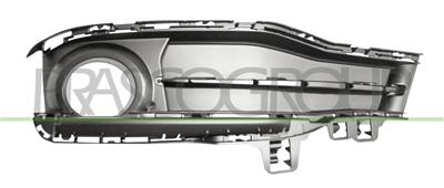 BUMPER GRILLE LEFT-BLACK-CLOSED-WITH FOG LAMP HOLES MOD. SPORTLINE