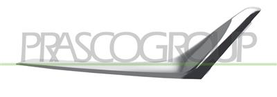 FRONT BUMPER MOLDING GRILL-RIGHT-CHROME MOD. LUXURY LINE
