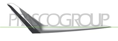 MOLDURA REJILLA IZQUIERDA PARACHOQUES DELANTERO-CROMADA MOD. LUXURY LINE