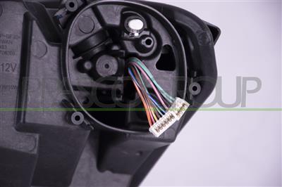 OPTICA DERECHA H4 ELECTRICA-CON MOTOR-LED MOD. 4 PUERTAS