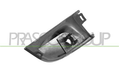 ZIELEISTE LINKS STOSSANGENGITTER VORNE-UNTEN-SCHWARZ-GLAENZEND-MIT LOECHERN FUER PDC+HALTERN MOD. M340