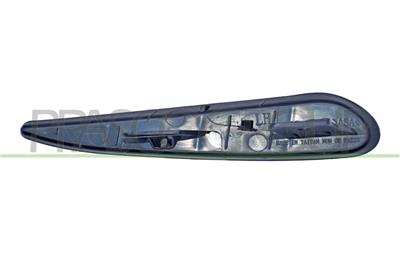REAR BUMPER GRILLE LEFT-BLACK