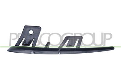 REAR BUMPER GRILLE LEFT-BLACK