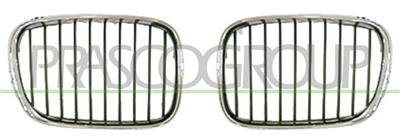 RADIATOR GRILLE LEFT-CHROME/CHROME-BLACK