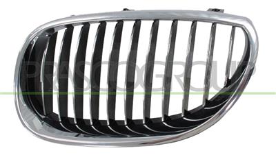 RADIATOR GRILLE LEFT-CHROME-BLACK