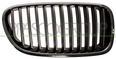GRILLE CALANDRE DROITE CHROMEE-CHROMEE/NOIRE