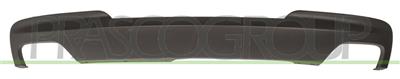 REAR BUMPER SPOILER-BLACK-WITH TWIN EXHAUST MOD. 550