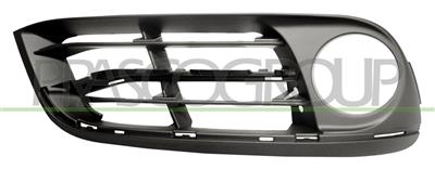 GRILLE DROITE NOIRE DE PARE-CHOCS-AVEC SIEGE ANTIBROUILLARD-AVEC TROUS MOULURE MOD. LUXURY-MODERN LINE