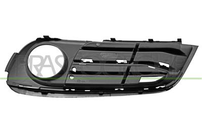 GRILLE DROITE NOIRE DE PARE-CHOCS-AVEC TROUS MOULURE ET ANTIBROUILLARD-PARTIELLEMENT FERMEE