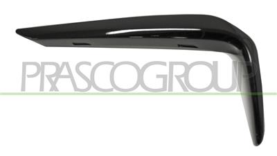 MOLDURA IZQUIERDA PARACHOQUES DELANTERO-NEGRA/BRILLANTE MOD. M-TECH