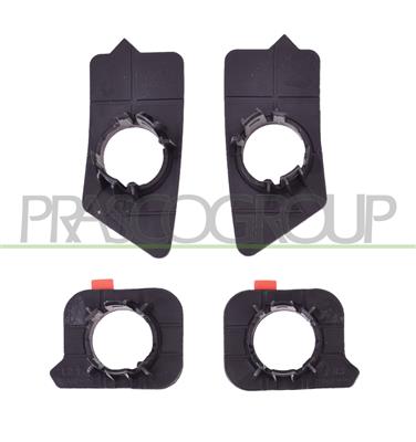 JEU DE SUPPORT CAPTEUR-PARE-CHOCS AVANT (4PCS)