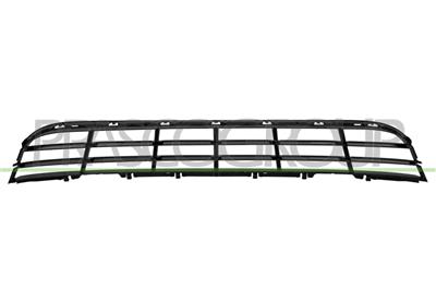 FRONT BUMPER GRILLE-CENTRE-BLACK-GLOSSY