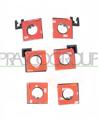 JEU DE SUPPORT CAPTEUR-PARE-CHOCS ARRIERE (6PCS)
