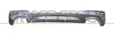 SPOILER STOSSTANGE HINTEN-SCHWARZ-GLAENZEND-MIT ABDECKUNG ZUGHAKEN MOD. 530I-540I