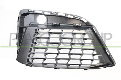 GRILLE GAUCHE DE PARE-CHOCS AVANT-NOIRE-BRILLANTE-COMPLETE 