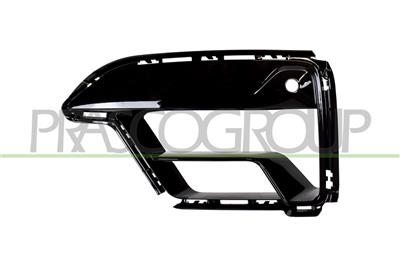 FRONT BUMPER GRILLE LEFT-BLACK-GLOSSY