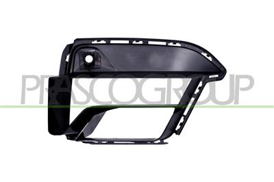 FRONT BUMPER GRILLE LEFT-BLACK-GLOSSY