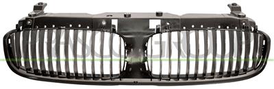 RADIATOR GRILLE-BLACK-GLOSSY-WITH CHROME MOLDINGE