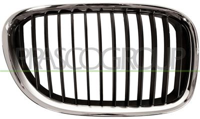 RADIATOR GRILLE RIGHT-CHROME-BLACK