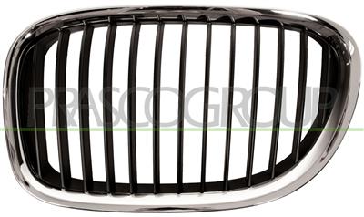 RADIATOR GRILLE LEFT-CHROME-BLACK