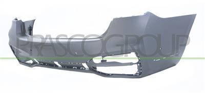 REAR BUMPER-PRIMED-WITH PDC CUTTING MARKS PDC AND PARK ASSIST