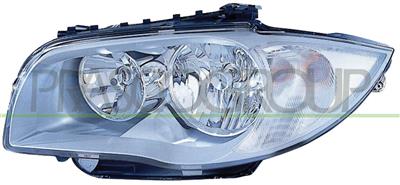 HEADLAMP LEFT H7+H7 ELECTRIC-WITHOUT MOTOR