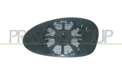 MIRROR GLASS BASE RIGHT-HEATED-ASPHERICAL-BLUE
