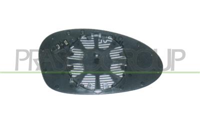 MIRROR GLASS BASE LEFT-HEATED-FLAT-BLUE