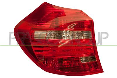 TAIL LAMP LEFT-WITHOUT BULB HOLDER RED/CLEAR