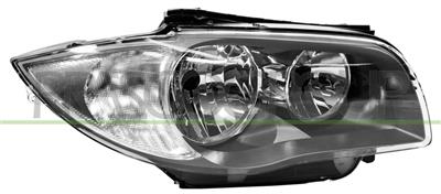 HEADLAMP RIGHT H7+H7 ELECTRIC-WITHOUT MOTOR-DARK GRAY MOD. 09 > 11